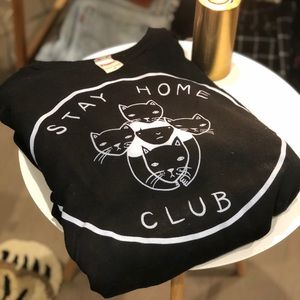Stay Home Club crewneck sweatshirt size XS